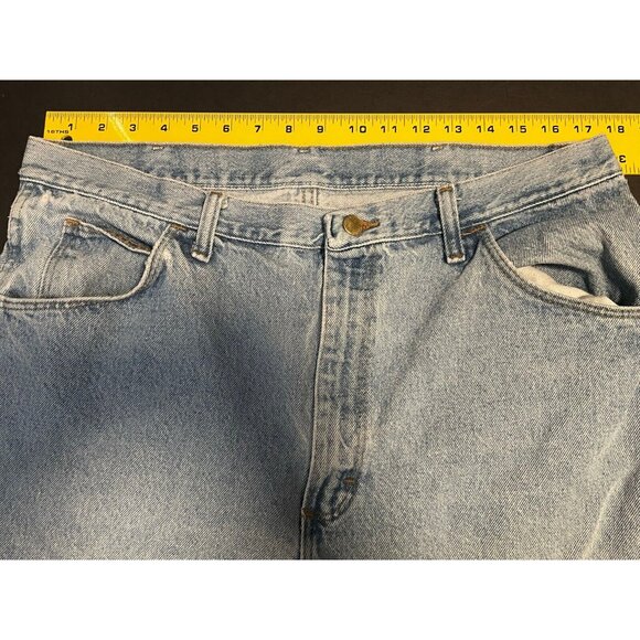 Legendary Gold jeans mens 35 x 30 tapered distressed 87635SW blue work - Picture 7 of 12